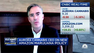 Aurora Cannabis CEO Miguel Martin on new Amazon marijuana policy