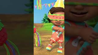 Nina Gets Candy from a Piñata! 🎉 #shorts #cocomelon #song #play #birthday