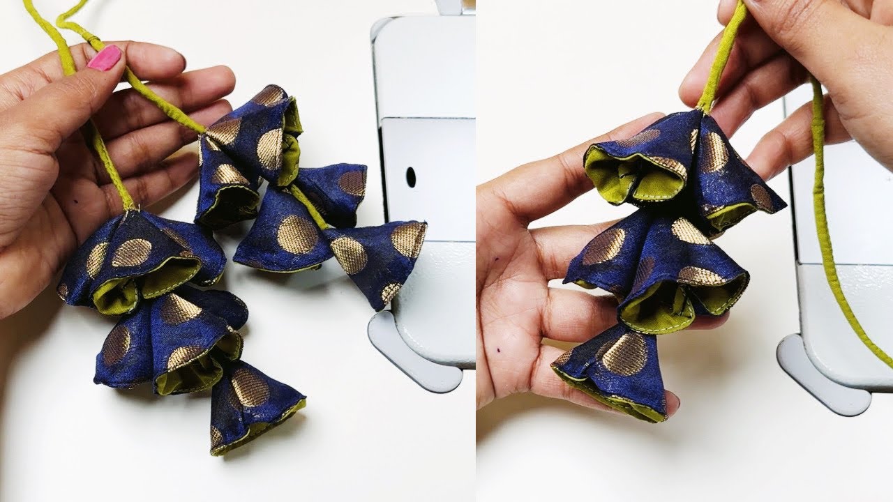 Unique and Latest Blouse Latkan Making at Home | Kapde ke Latkan Banane ka Tarika | Latkan Design