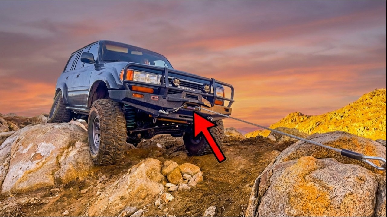 12,000 lb Winch Install on My Land Cruiser 80