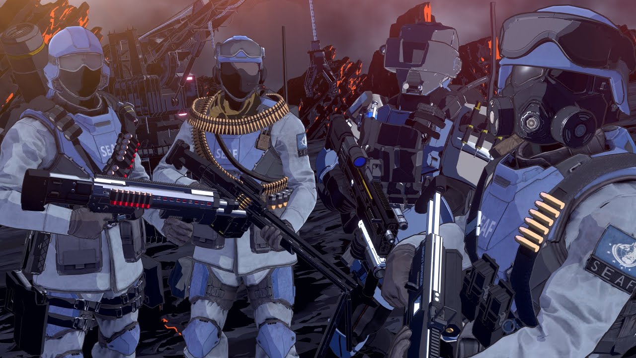 B Company | Helldivers 2 Animation