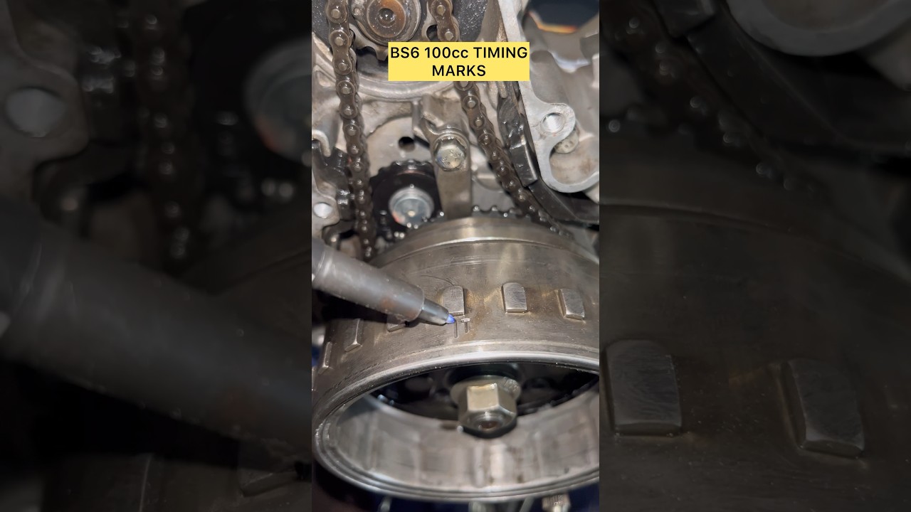BS6 & BS7 HERO 100cc Engine Timing! 