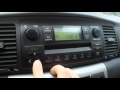 Toyota Corolla radijo CD player W58802