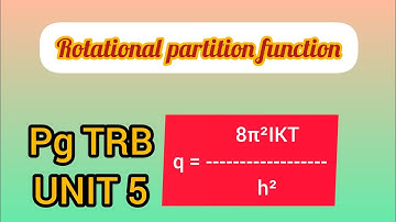 Rotational partition function