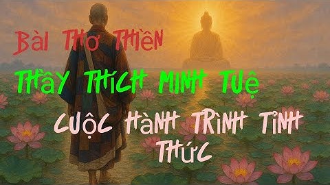 Thầy Thích Minh Tuệ – Bài Thơ Thiền Cảm Hứng Từ Cuộc Hành Trình Tỉnh Thức