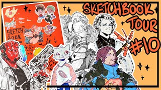 Sketchbook Tour 10 || ✨Kept ya waiting, huh✨