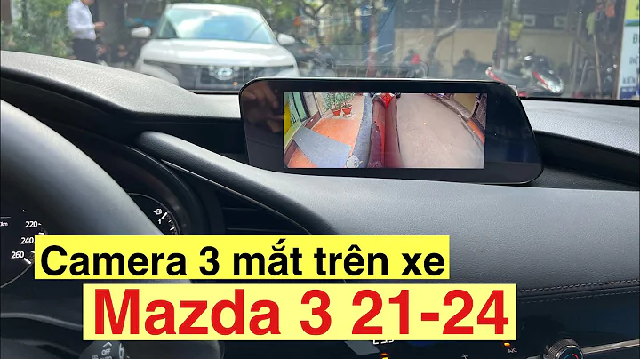 Mazda 3 2024 Độ camera 3 mắt - cam lề và áp suất lốp trên màn zin #camle #mazda3 #apsuatlop