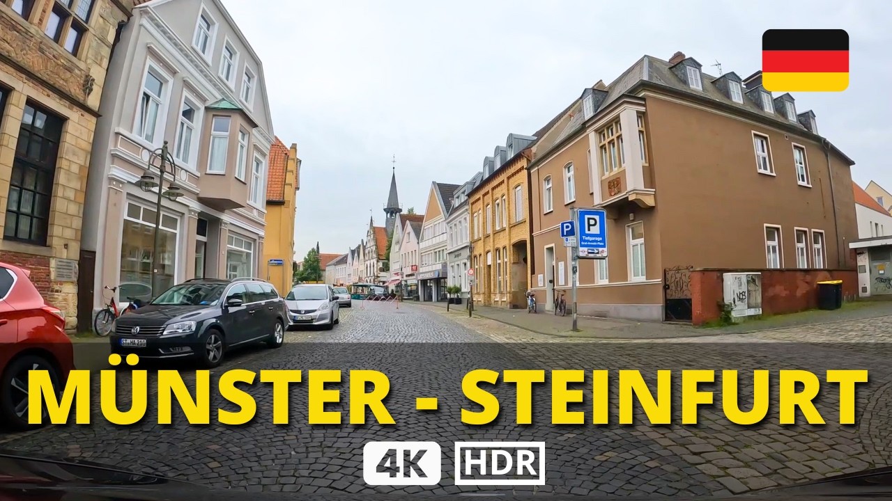 👏🏼 MÜNSTER to STEINFURT: A Beautiful Road Trip Through GERMANY (Driving in Europe) 🤯