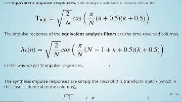 Multirate Signal Processing: 11 DCT and Polyphase Representation - 02 DCT Type 4