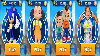 #ckn CKN Toys Hero Run vs Squid Game Subway Run vs Sonic Dash Endless Run vs Tag With Ryan Gameplay screenshot 3