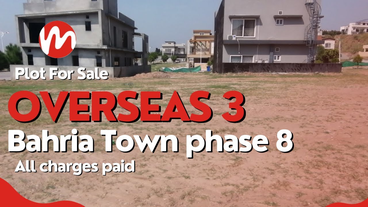 Overseas 3 Bahria TownPhase 8 Rawalpindi Plot For Sale 10 Marla