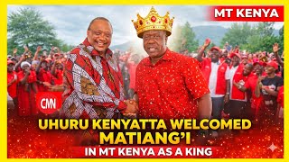 Uhuru Kenyatta Welcomed Matiangi As A King In Mt Kenya