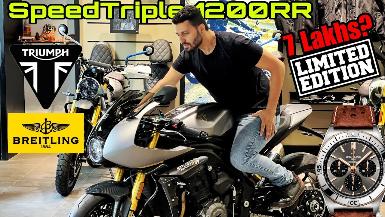2025 Triumph SpeedTriple 1200RR -Breitling Limited Edition- ₹ 7 Lakhs 😳 Only 270 in the 🌎 