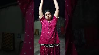 “18th Day Weight Loss Challenge हर दिन एक नई जीत! मेहनत, पसीना और हौसला ही असली बदलाव की पहचान है ✨”