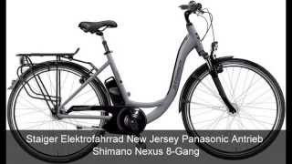 Staiger Elektrofahrrad New Jersey Panasonic Antrieb Shimano Nexus 8-Gang