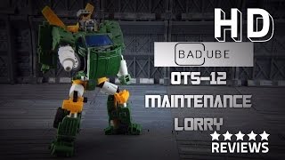 Badcube OTS-12 Maintenance LORRY Transformers Masterpiece Hoist Pre Production Sample