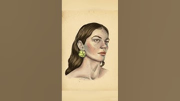 Drawing Portrait with Procreate Time-Lapse #procreate #shortvideo #timelapse #portrait
