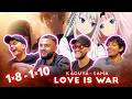 THIS IS GETTING SPICY!!! | Kaguya Sama: Love is War 1x8 - 1x10 | FIRST TIME REACTION