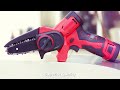 VERTAK 6" rechargeable battery operated handheld chain saw 20V cordless mini chinsaw