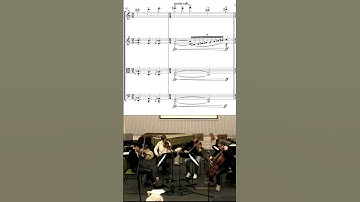 David McGregor - String Quartet Extract (Score Video)