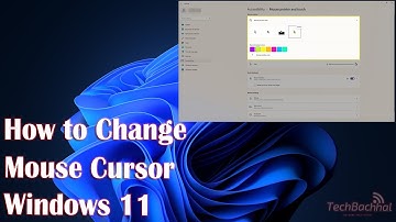How to Change the Windows 11 mouse cursor