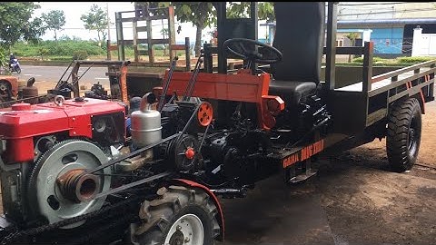 xe công nông vô lăng cầu đẩy ( 2 cầu ) GARA ĐÔNG XUÂN nhìn trục tời nhông tời nhìn mê luôn | KPƠL tv