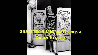 Giulietta Simionato Sings Te Voglio Bene Assaje Neapolitan Song Rare 