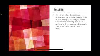 Micro Skills in Counseling