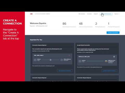 Equinix Fabric Demo (3 of 3) – Create a Connection