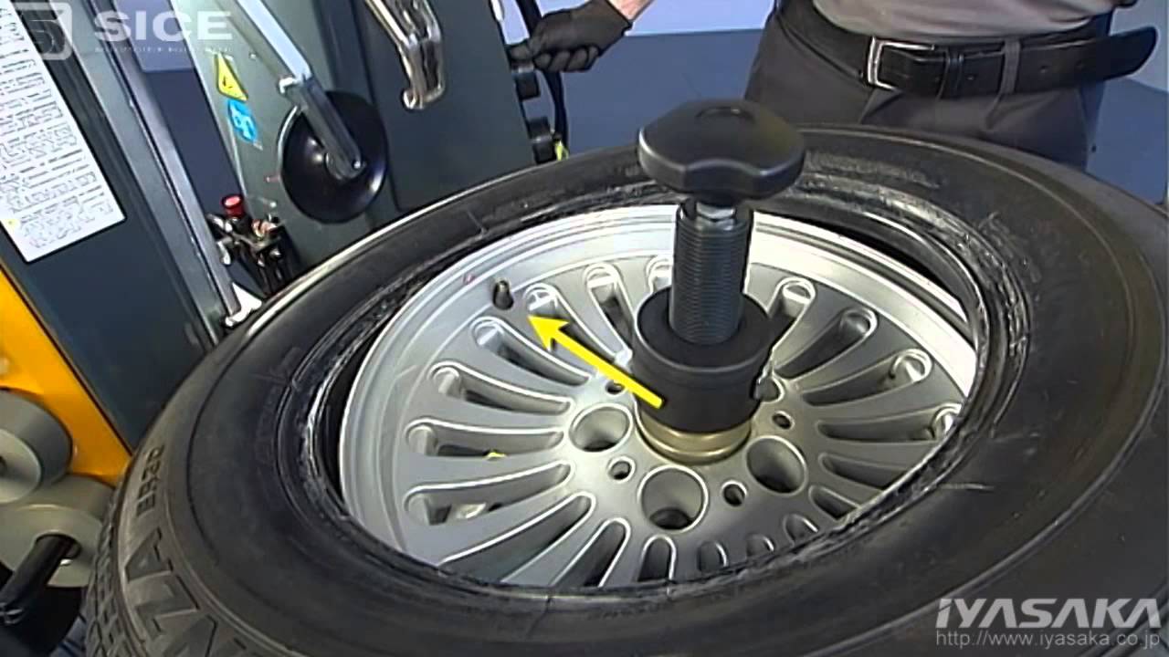 SICE S300 タイヤチェンジャー 標準タイヤ交換 - YouTube