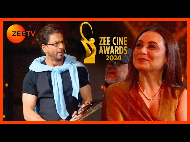 Zee Cine Awards 2024 - Rani Mukherjee Reacts To Shahrukh Khan's Performance - Zee Tv class=
