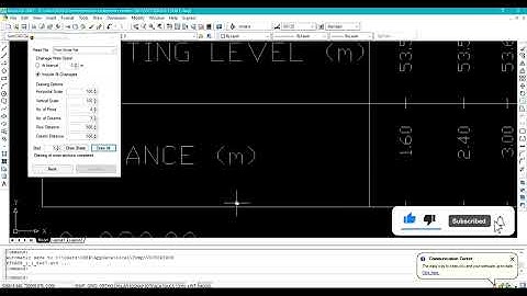 X section from excel to autocad multiple cross section