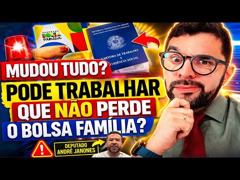 BOLSA FAMÍLIA MUDOU TUDO? QUEM TRABALHAR NÃO VAI MAIS PERDER O BOLSA FAMÍLIA? VEJA O QUE ELE FALOU! 