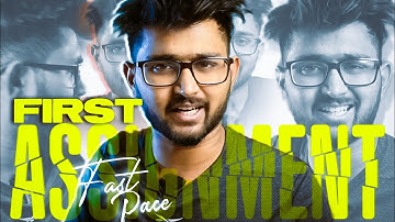Assignment No.1 - Fast Paced Edit ( By Tharun Speaks) Course