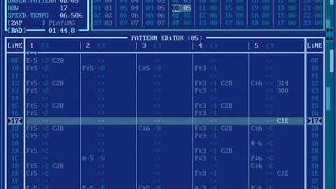 Adlib Tracker II (PC) - Song: Zap