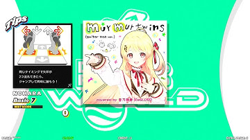 【DDR WORLD】 murmur twins(guitar pop ver.) Covered by  音乃瀬奏（ReGLOSS)【DOUBLE Basic7】 SPEED452 REVERSE