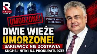 Dwie wieże umorzone! Sakiewicz nie zostawia suchej nitki na prokuraturze | Tomasz Sakiewicz