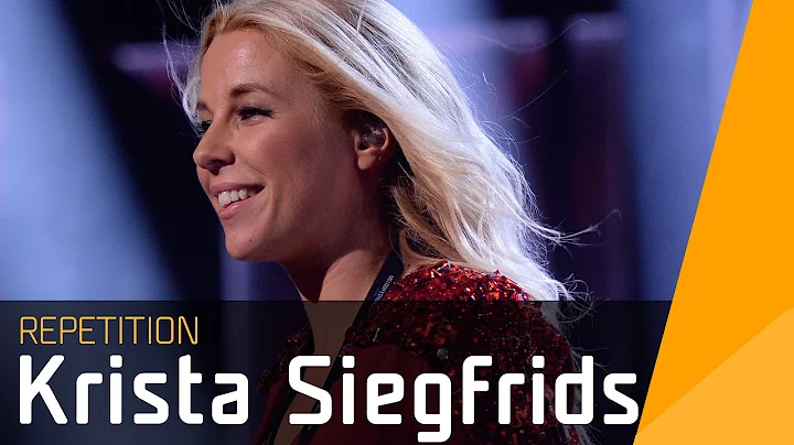 Krista Siegfrids - Faller | Smygtitta p hennes rep infr Melodifestivalen 2016