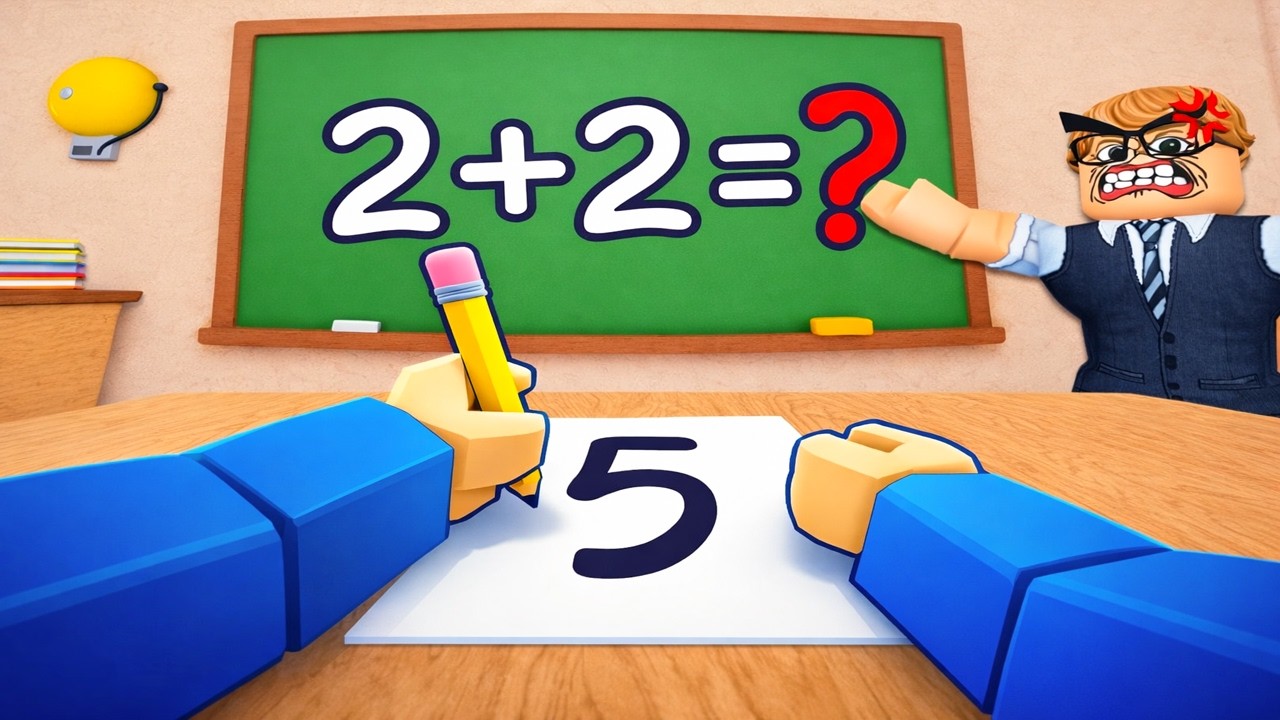 Sınıfın En Zekisi Olmaya Çalıştık! 😱 Roblox