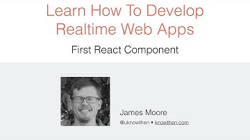 Reactjs Tutorial / QuickStart - Introduction To React (Video 2 of 8)