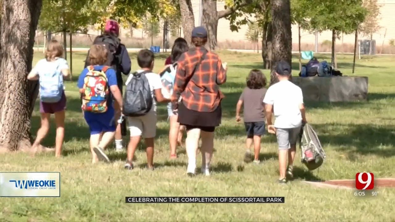 Scissortail Park: Students Enjoy Opening Day