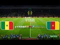 SENEGAL VS CAMEROON | CAF AFRICA CUP 2023 Cote D&#39;ivoire | FULL MATCH ALL GOALS | PES GAMEPLAY