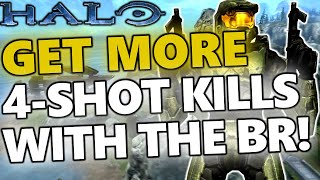 How to IMPROVE YOUR AIM in Halo 3 on PC! LAND MORE 4-SHOT KILLS WITH A BR!