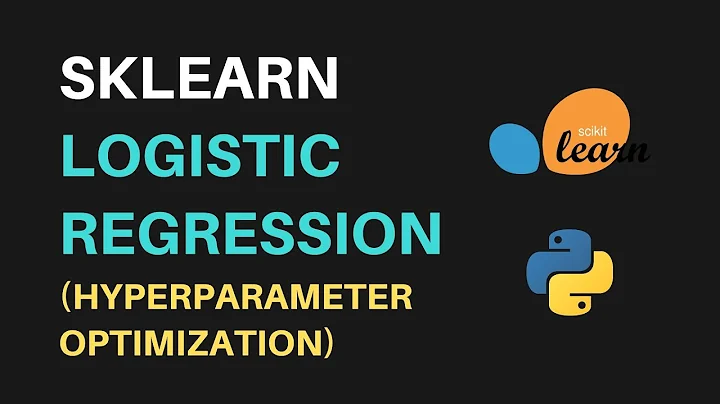 sklearn Logistic Regression hyperparameter optimization
