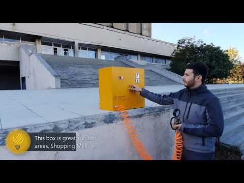 Tire Inflator (Air Pressure) Station - Edison Tech Solutions