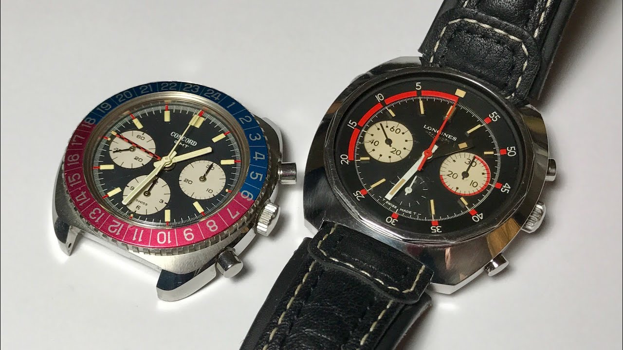 Longines and Concord Valjoux 72 Edition 