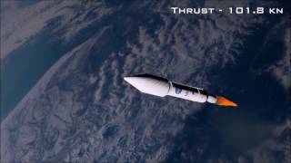 E128 Atlas 421 Launch with iSat Deployment