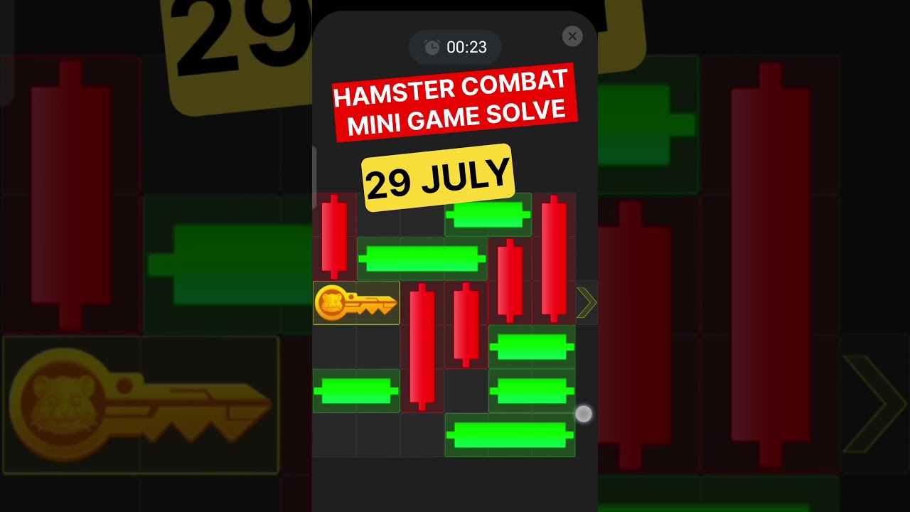 Hamster Combat MINI GAME SOLVE