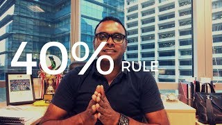 What is the 40% rule? Secrets of a Navy SEAL revealed