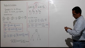 Regla de la cadena en varias variables - ejemplo 7